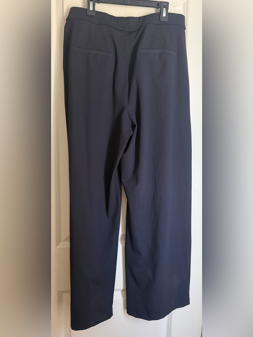 HALARA flex women’s high waisted pocket straight leg crepe work pants office L - Picture 5 of 8
